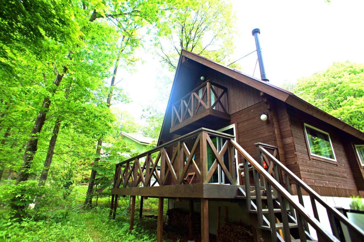 Villa Haruna Private Log House With Starry Sky From The Skylight, Fireplace, And Spacious Deck Bbq *