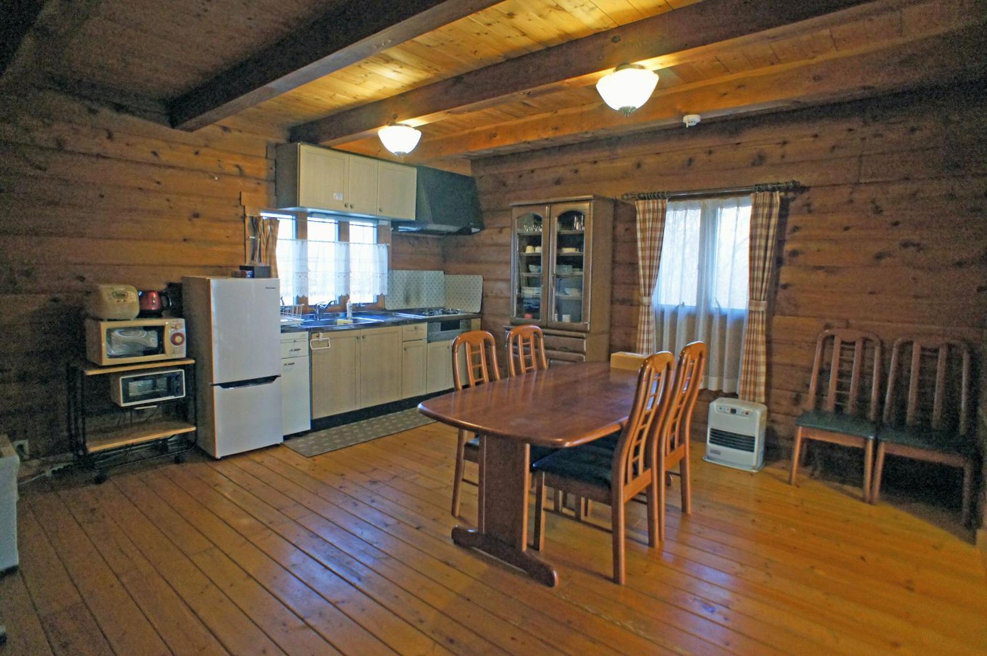 Villa Haruna Private Log House With Starry Sky From The Skylight, Fireplace, And Spacious Deck Bbq Nasu